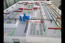 混凝土預(yù)制件生產(chǎn)線沙盤模型， 裝配式建筑沙盤模型