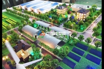 光伏電站應(yīng)用場景沙盤模型，太陽能光伏屋頂發(fā)電沙盤模型